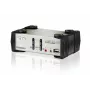 ATEN 2-Port USB - PS/2 VGA KVM slēdzis ar audio un USB 2.0 centrmezglu (KVM kabeļi iekļauti)