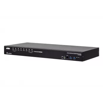 ATEN CS18208 8-Portu USB 3.0 4K HDMI KVM Slēdzis, 4096x2160, 4K Ultra HD, 9.77 W, Melns