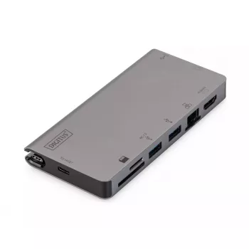 USB-C daudzportu ceļojumu dokstacija Digitus DA-70877