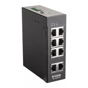 D-Link DIS-100E-8W 8-Portu Neapvaldīts Rūpnieciskais Slēdzis