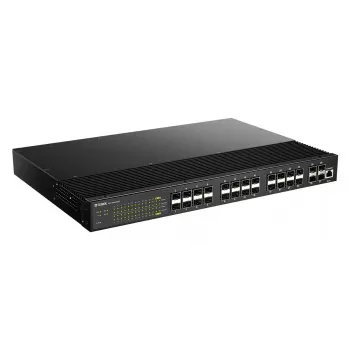 D-Link DIS-700G-28XS Industriāls Layer 2+ Pārvaldāms Slēdzis ar 24 SFP Portiem un 4 Portiem 10G SFP+