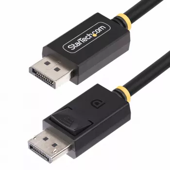 StarTech.com 1m DisplayPort 2.1 kabelis, VESA sertificēts DP80, UHBR20/HDR/DSC 1.2a/HDCP 2.2, 16K/8K 60Hz, 4K 240Hz, 80Gbps, DP 2.1 kabelis, UHD monitora vads, M/M