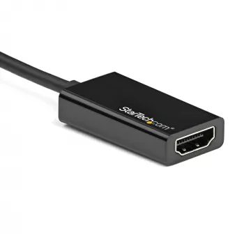 StarTech.com DisplayPort uz HDMI adapteris - 4K 60Hz Aktīvs DP 1.4 uz HDMI 2.0 video pārveidotājs - DP uz HDMI monitora/TV/ekrāna kabeļa adapteris - Fiksējošs DP savienotājs
