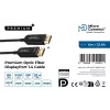 Microconnect DP-MMG-1000V1.4OP aktīvais optiskais DisplayPort kabelis 10 m Melns