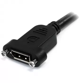StarTech.com 0,9 m Panel Mount DisplayPort kabelis - 4K x 2K - DisplayPort 1.2 pagarinātājs vīriešu-sieviešu ar paneļa stiprinājumu