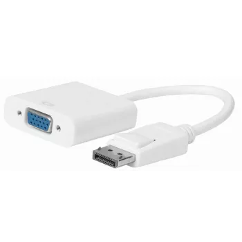 MicroConnect DPVGA15CMW video kabeļa adapteris 0,15 m VGA (D-Sub) – DisplayPort balts