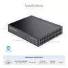 StarTech.com 5 portu 2.5G neuzraudzīts tīkla slēdzis - Multi-Gigabit Ethernet slēdzis - DIN sliedes vai sienas montāža - 9K Jumbo