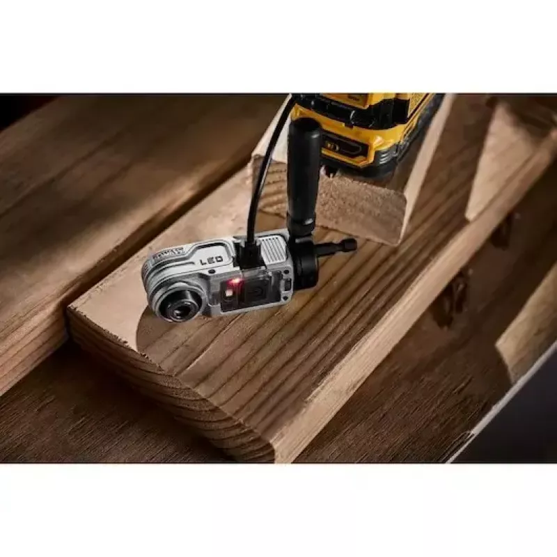 DeWalt DTLRA-QZ 1/4" HEX leņķa uzgalis ar LED apgaismojumu