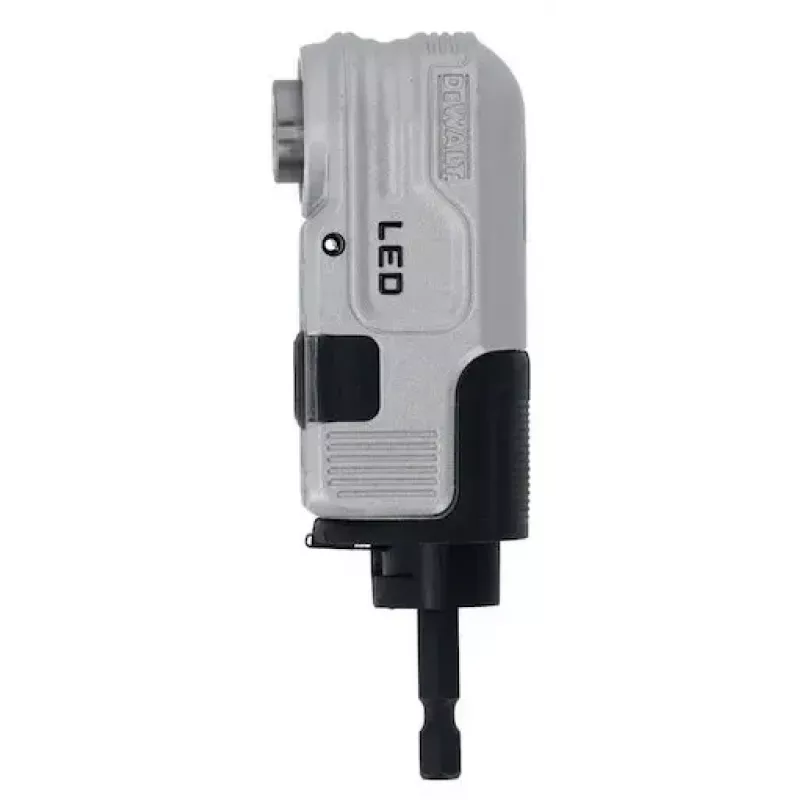 DeWalt DTLRA-QZ 1/4" HEX leņķa uzgalis ar LED apgaismojumu