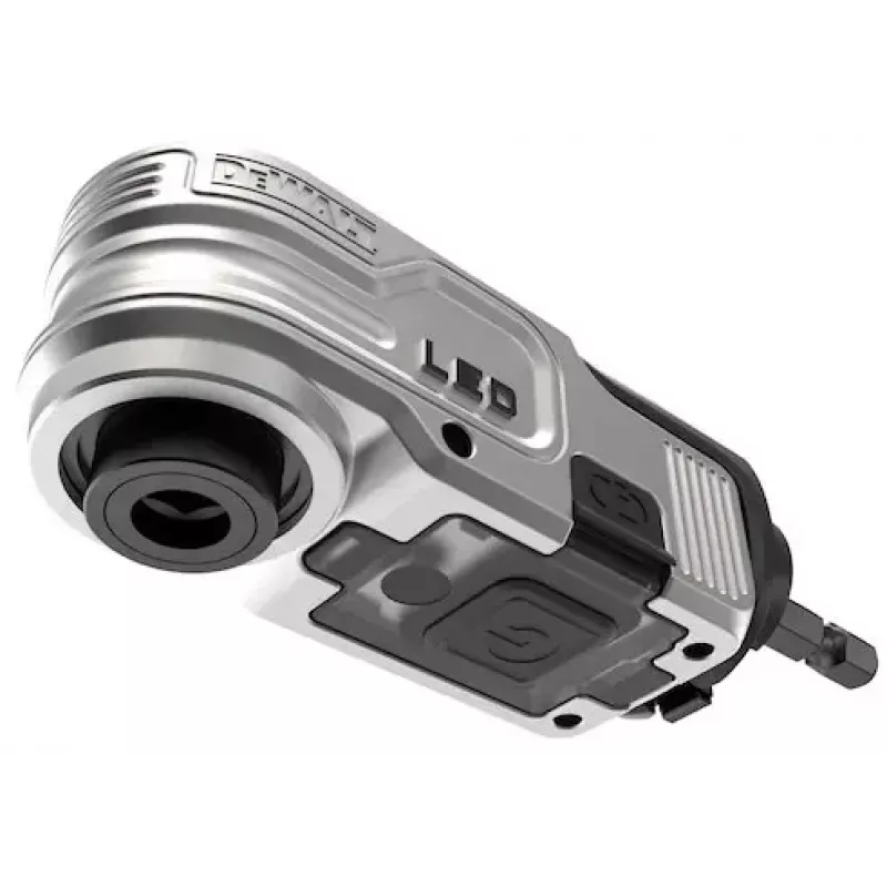 DeWalt DTLRA-QZ 1/4" HEX leņķa uzgalis ar LED apgaismojumu