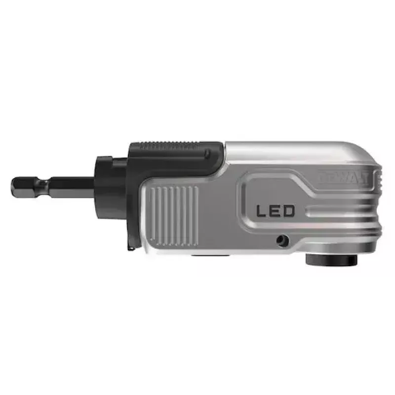 DeWalt DTLRA-QZ 1/4" HEX leņķa uzgalis ar LED apgaismojumu