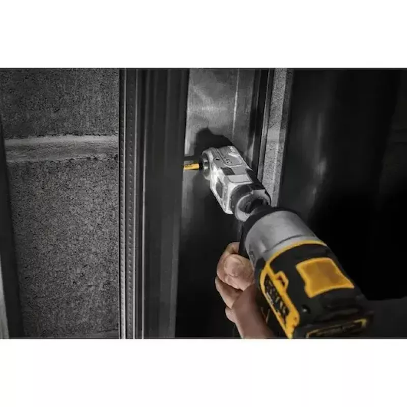 DeWalt DTLRA-QZ 1/4" HEX leņķa uzgalis ar LED apgaismojumu