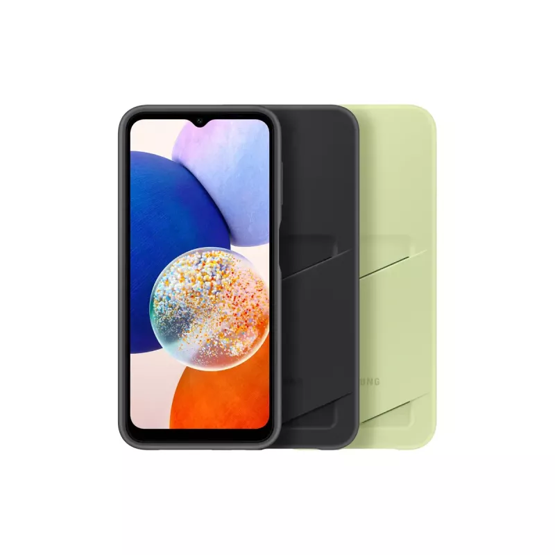 Samsung EF-OA146 vāciņš Galaxy A14/A14 5G ar kartes kabatu, melns, 16.8 cm (6.6 inch)