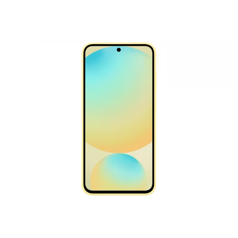 Samsung Galaxy S24 FE Silikona Maciņš Monochromatic Yellow