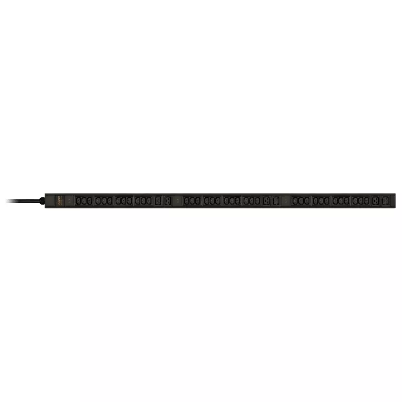 APC Easy Rack PDU, pamata, 0U, 3 fāzes, 11kW, 230V, 16A, 36 x C13 un 6 x C19 kontaktligzdas, IEC60309 3P+N+PE ieeja