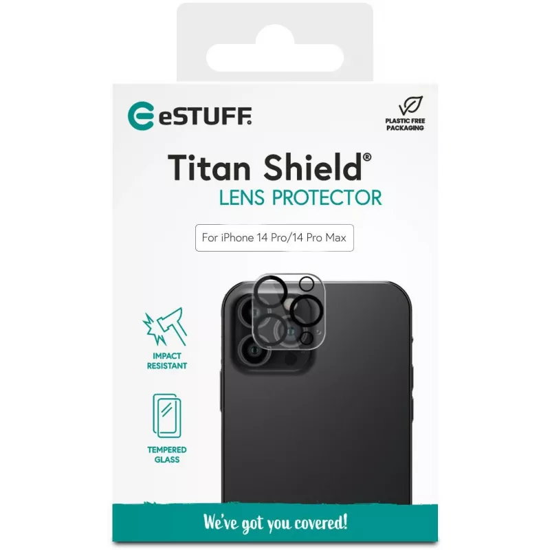 eSTUFF ES501014 objektīva aizsargstikls iPhone kamerai