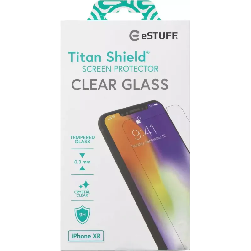 eSTUFF TITAN SHIELD® stikla aizsargs Apple iPhone XR / iPhone 11