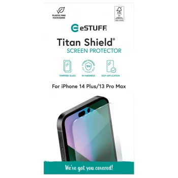 Caurspīdīgs stikla ekrāna aizsargs eSTUFF ES501370 Apple iPhone 14 Plus / iPhone 13 Pro Max
