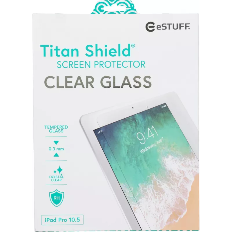 eSTUFF Stikla aizsargplēve iPad Air 10.5 2019/Pro 10.5 - Caurspīdīga