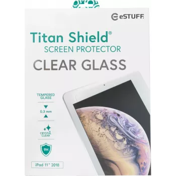 Caurspīdīgs stikla ekrāna aizsargs eSTUFF Apple iPad Pro 11 collām