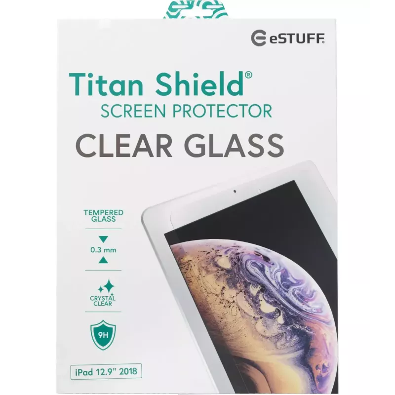 eSTUFF ES503410 Apple planšetes ekrāna aizsargs Caurspīdīgs stikla aizsargs 1 gab.
