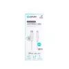 Lightning kabelis eSTUFF ES602270 3m USB-C 2.4A Balts