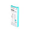 Lightning kabelis eSTUFF ES602270 3m USB-C 2.4A Balts