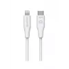 Lightning kabelis eSTUFF ES602270 3m USB-C 2.4A Balts