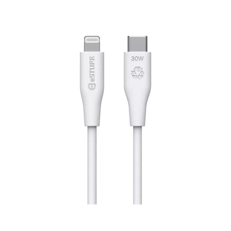Lightning kabelis eSTUFF ES602270 3m USB-C 2.4A Balts