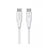 USB kabelis eSTUFF ES604270 2m USB-C balts USB 2.0 0.48 Gbit/s