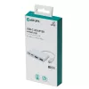 USB centrmezgls eSTUFF USB-C uz 2 x USB 3.0 un 2 x USB-C 3.1 10000 Mbit/s Balts