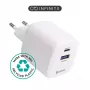 Lādētājs mobilajām ierīcēm eSTUFF ES637065 Universāls Balts AC Iekštelpām USB Type-C