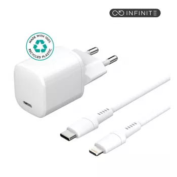 Mobilās ierīces lādētājs eSTUFF ES637500 12V USB Type-C 1.5m Balts