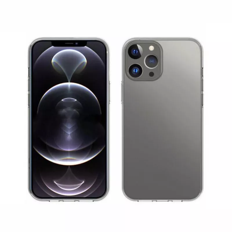 eSTUFF ES67100004 LONDON aizmugures vāciņš iPhone 13 Pro Max, TPU, caurspīdīgs