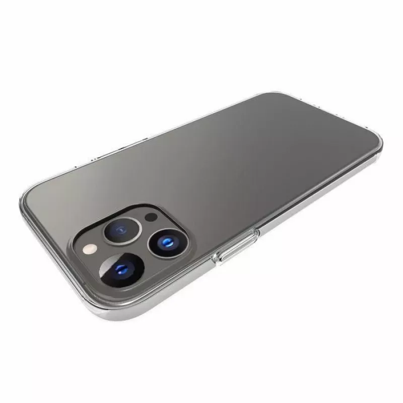 eSTUFF ES67100004 LONDON aizmugures vāciņš iPhone 13 Pro Max, TPU, caurspīdīgs