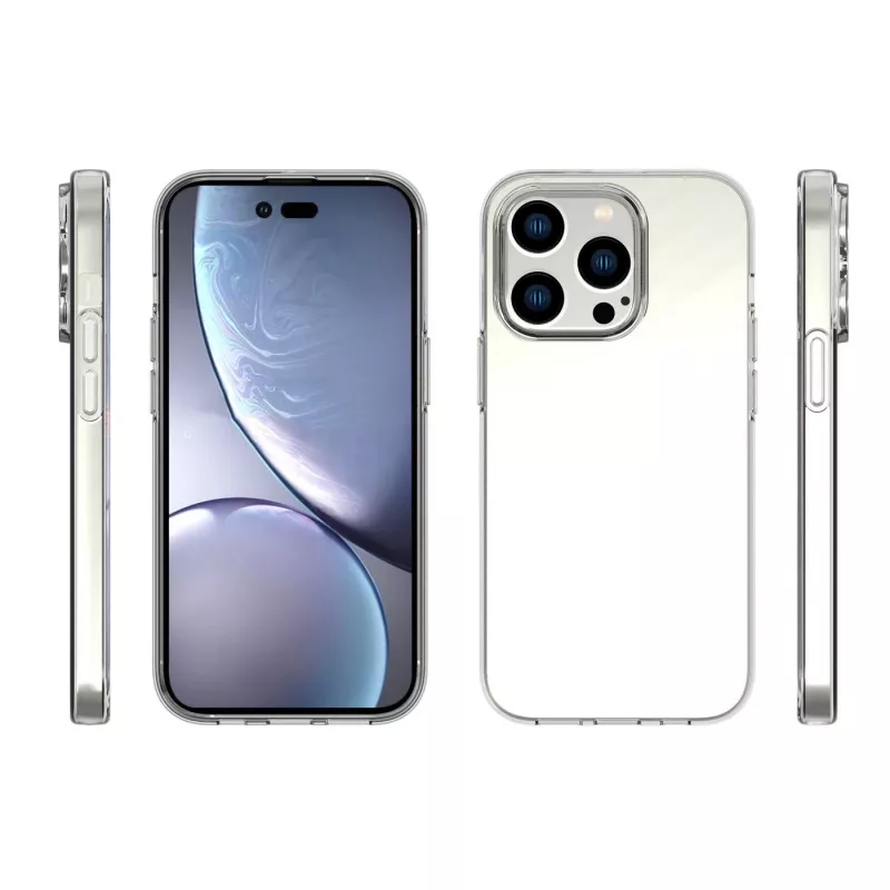eSTUFF ES67100006 caurspīdīgs vāciņš iPhone 14 Pro 6.1 collu