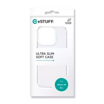 eSTUFF ES67100027 caurspīdīgs vāciņš iPhone 15 Pro 15,5 cm (6,1 inch)