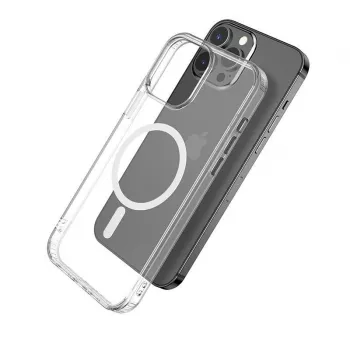 eSTUFF ES67140004 vāciņš iPhone 13 Pro Max caurspīdīgs hibrīds