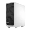 Fractal Design Meshify 2 Compact FD-C-MES2C-05 ATX vidējā torņa korpuss, caurspīdīga rūdīta stikla logs, bez barošanas bloka, balts