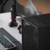 Fractal Design Meshify 2 Compact FD-C-MES2C-05 ATX vidējā torņa korpuss, caurspīdīga rūdīta stikla logs, bez barošanas bloka, balts