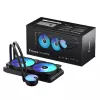 Šķidruma dzesēšanas sistēma Fractal Design Lumen S28 v2 RGB — 140 mm ventilatori, 500–1700 RPM, Melna