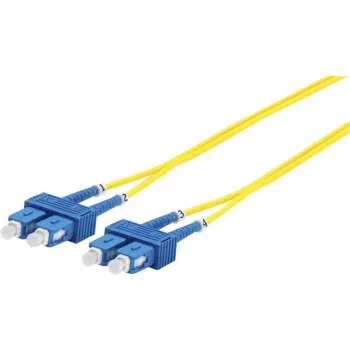 Microconnect FIB221003 optiskās šķiedras kabelis 3 m SC OS2 dzeltens