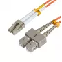 Microconnect FIB420001 optiskās šķiedras kabelis 1 m LC-SC oranžs