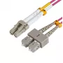 Microconnect FIB422002P optiskā šķiedras kabelis 2 m LC SC violets