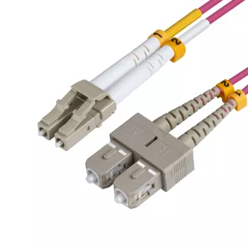 Microconnect FIB422010P optiskās šķiedras kabelis 10 m LC SC violets