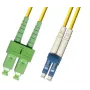 Microconnect FIB841002 optiskā šķiedras kabelis 2 m SC–LC, viens režīms, dzeltens