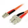 StarTech.com 2m optiskās šķiedras kabelis - Multimode Duplex 62.5/125 LSZH šķiedras džemperis - LC/SC