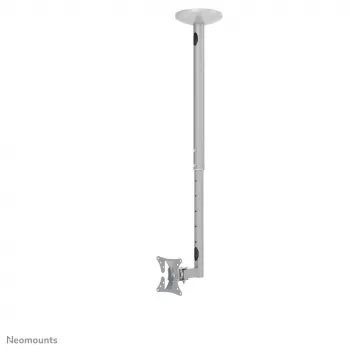 Neomounts FPMA-C050SILVER griestu stiprinājums monitoram/TV 10-30 collas - augstums 60-85 cm