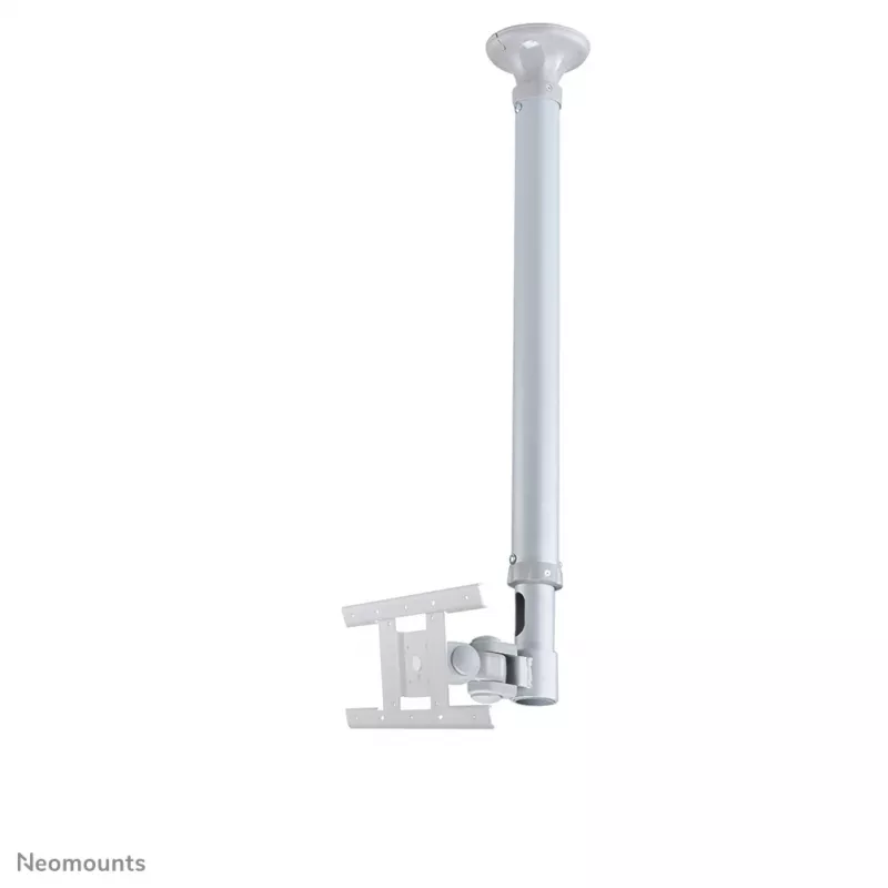 Neomounts FPMA-C100SILVER griestu stiprinājums monitoram/TV 10-30 collas - augstums 79-129 cm