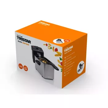 Fritieris Tristar FR-6919 2L 800W Melns Nerūsējošais Tērauds